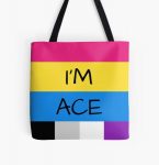 Panromantic Flag Asexual Flag Asexual I'm Ace T-Shirt All Over Print Tote Bag RB1901 product Offical Asexual Flag Merch