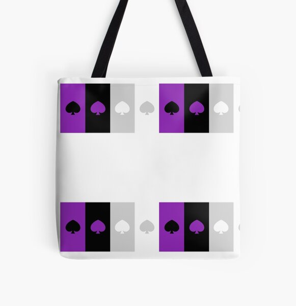 ASEXUAL FLAG ASEXUAL ACE OF SPADES ASEXUAL T-SHIRT All Over Print Tote Bag RB1901 product Offical Asexual Flag Merch