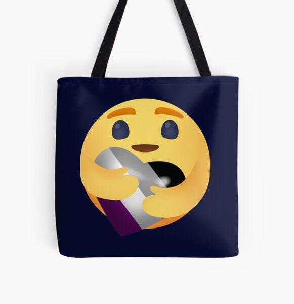 LGBTQ Asexual Care Emoji - New Care Emoji Asexual LGBTQ Pride Month All Over Print Tote Bag RB1901 product Offical Asexual Flag Merch