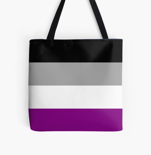LGBTQ Asexual Flag - June Pride Month Asexual flag All Over Print Tote Bag RB1901 product Offical Asexual Flag Merch