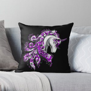 Asexual Unicorn Throw Pillow RB1901 product Offical Asexual Flag Merch