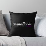 Im Uneffable. Asexual Pride Throw Pillow RB1901 product Offical Asexual Flag Merch