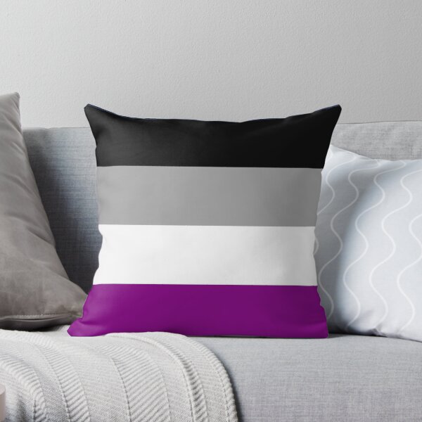 LGBTQ Asexual Flag - June Pride Month Asexual flag Throw Pillow RB1901 product Offical Asexual Flag Merch