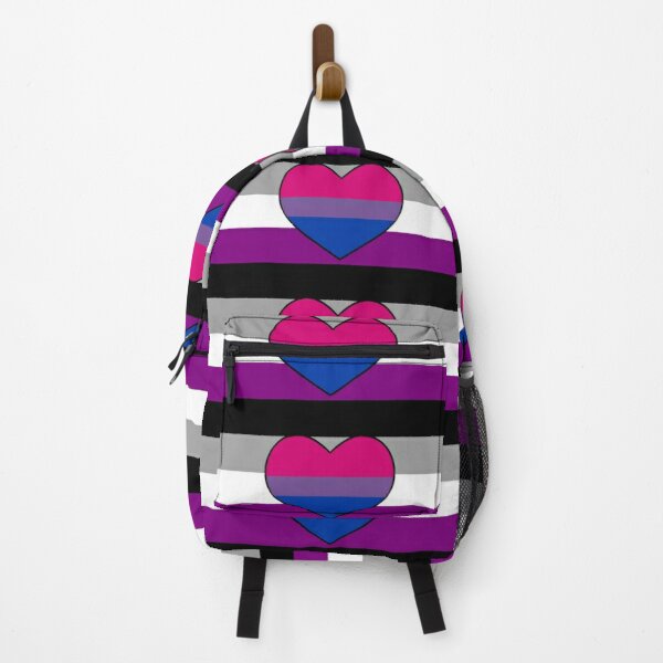 Biromantic Asexual Flag Backpack RB1901 product Offical Asexual Flag Merch