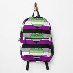 Aromantic Asexual Flag Backpack RB1901 product Offical Asexual Flag Merch