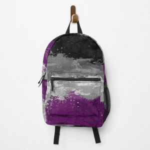 Asexual Paint Splatter Flag Backpack RB1901 product Offical Asexual Flag Merch