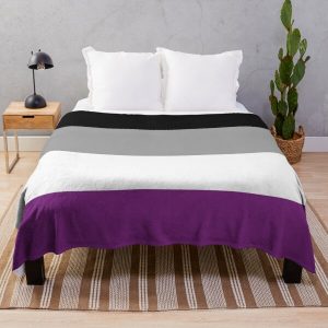 Asexual flag Throw Blanket RB1901 product Offical Asexual Flag Merch