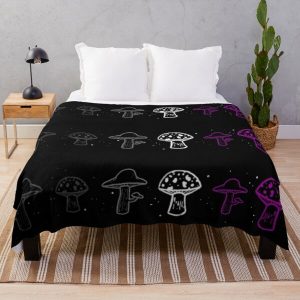 Asexual Mushrooms Throw Blanket RB1901 product Offical Asexual Flag Merch