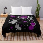 Asexual Cat in Space Asexual Pride Throw Blanket RB1901 product Offical Asexual Flag Merch