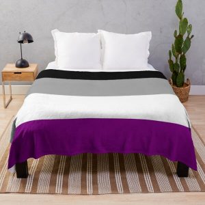 Asexual Pride Flag Throw Blanket RB1901 product Offical Asexual Flag Merch