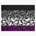 Veil of Butterflies, Pride Series - Asexual Jigsaw Puzzle RB1901 product Offical Asexual Flag Merch