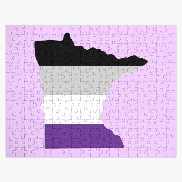 Minnesota Asexual Pride Jigsaw Puzzle RB1901 product Offical Asexual Flag Merch