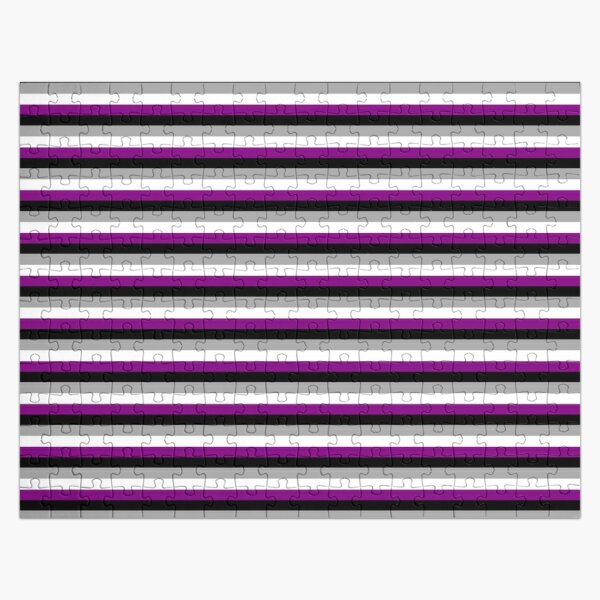 Asexual flag Jigsaw Puzzle RB1901 product Offical Asexual Flag Merch