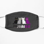 Asexual Purride Flat Mask RB1901 product Offical Asexual Flag Merch