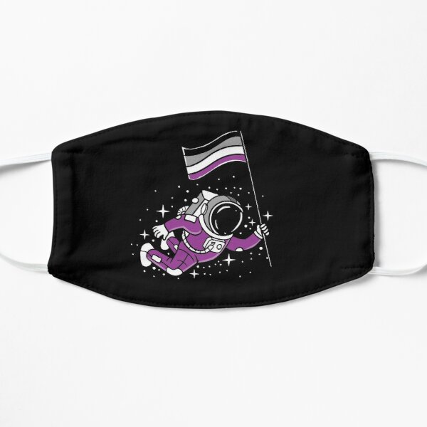 Ace Pride Astronaut For Asexual Pride Day Flat Mask RB1901 product Offical Asexual Flag Merch