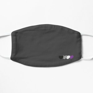 Asexual Pride LGBT Heart Flat Mask RB1901 product Offical Asexual Flag Merch