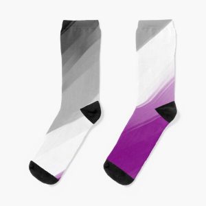 asexual flag Socks RB1901 product Offical Asexual Flag Merch