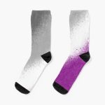 asexual splatter Socks RB1901 product Offical Asexual Flag Merch