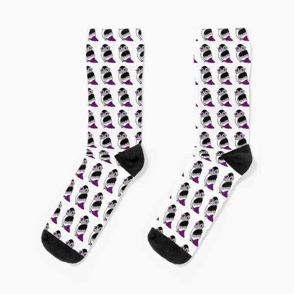 asexual pride bird Socks RB1901 product Offical Asexual Flag Merch