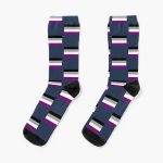 LGBTQ Asexual Flag - June Pride Month Asexual flag Socks RB1901 product Offical Asexual Flag Merch